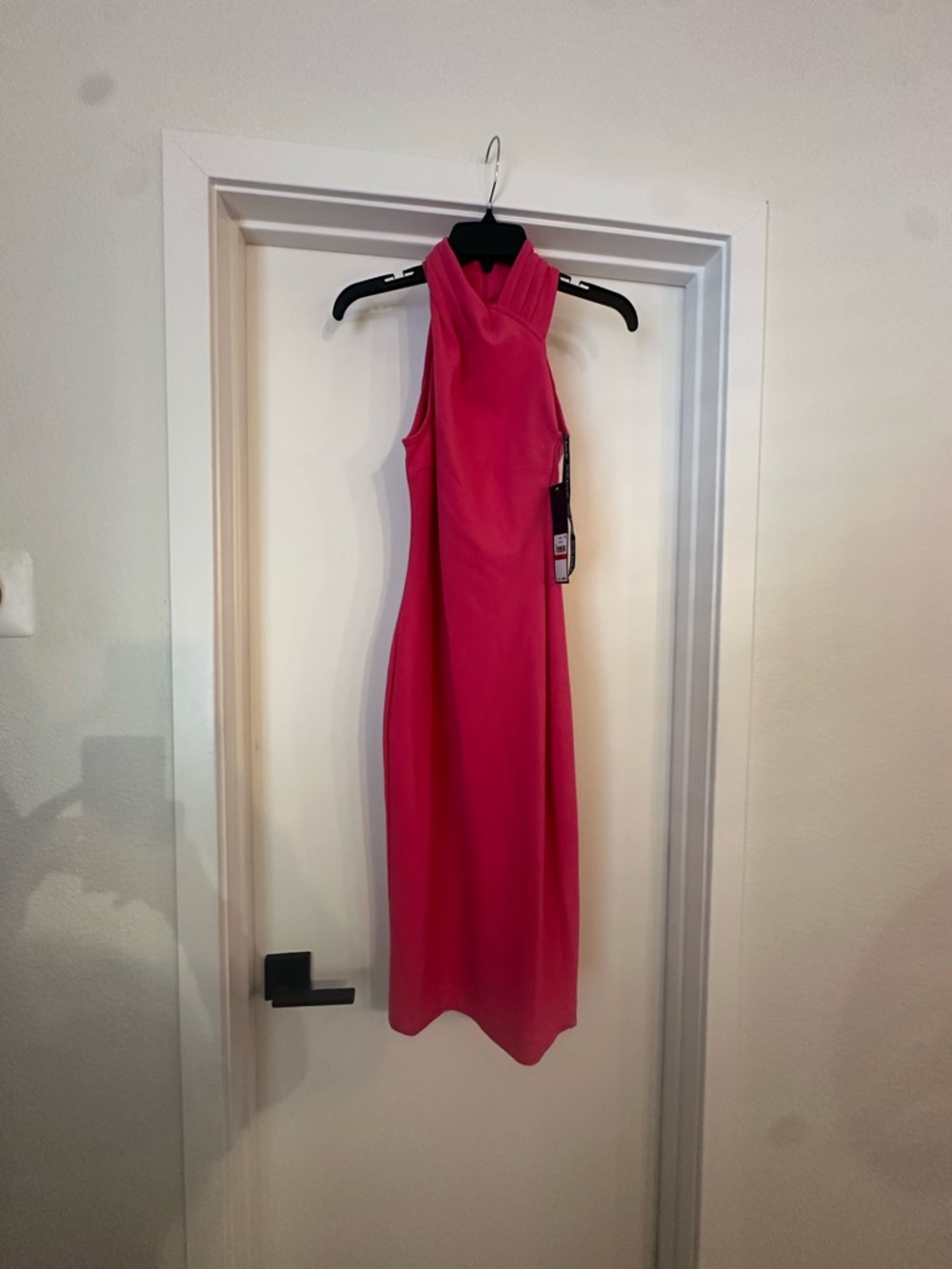 RACHEL Rachel Roy Hot Pink Halter Midi Dress